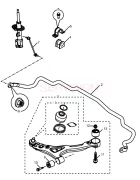 Ходова частина автомобіля MG 350/5 (МГ) 350/5
