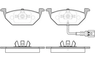 Колодки гальмівні передні REMSA B3501015EY